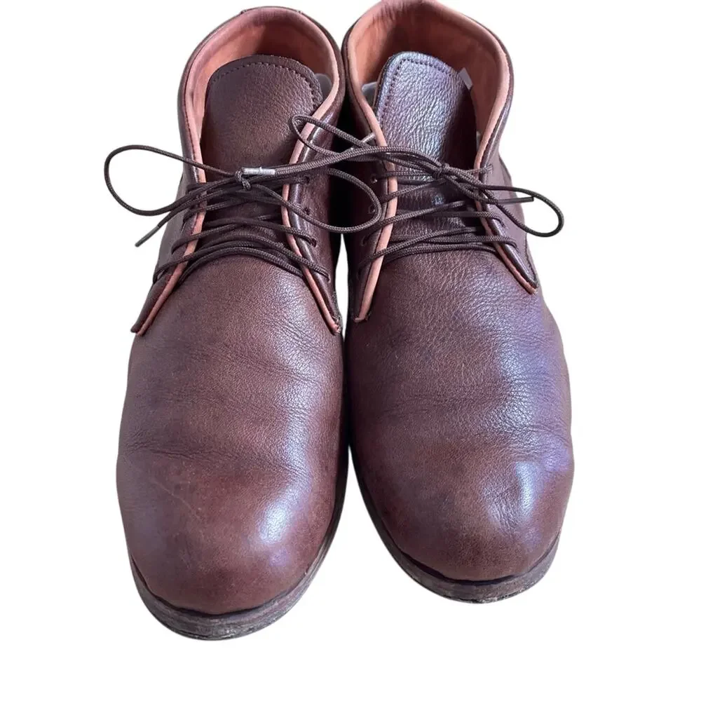 Hand Crafted Leather Shoes Mens Chukka Soft Leather Upper & lining Lace Up